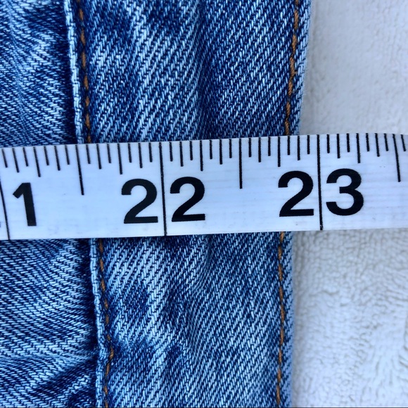 Forever 21 jean Denim jacket fur collar Sz. Small - Picture 9 of 10